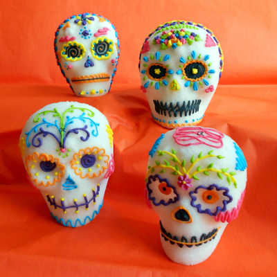 Skulls Cake Decorating Photos