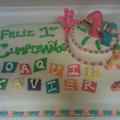 Pocoyo Birthday Cake