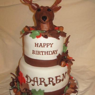 Hunting Birthday Cake