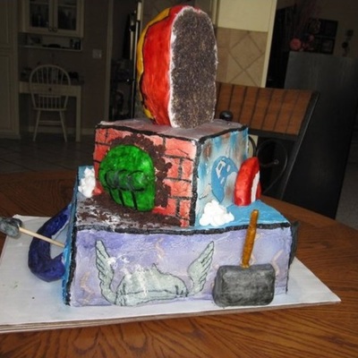 Comic Book Cake 1