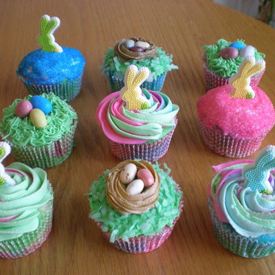 Easter Or Spring Cupcakes