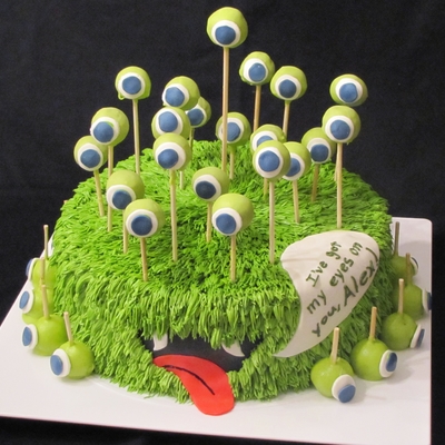 21St Monster Birthday Cake