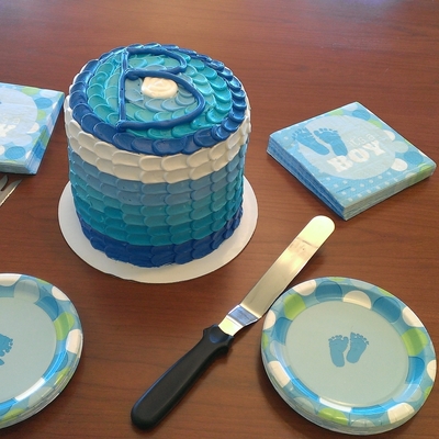 Baby Shower Cake For A Boy
