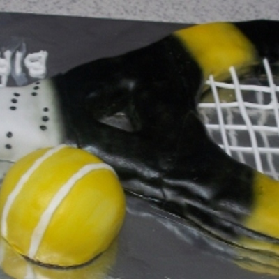 Head Tennis Racquet Birthday Cake