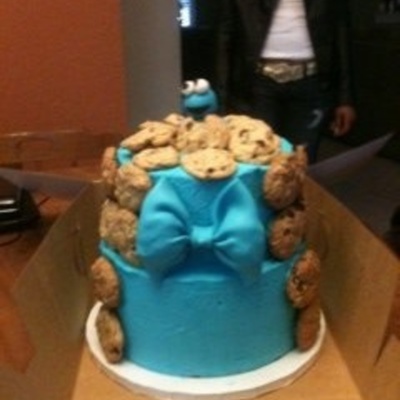Cookie Monster Cake