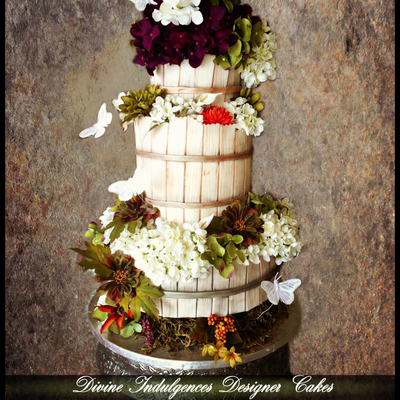 Country Diva Wedding Cake