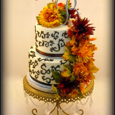 diamond wedding cakes photos