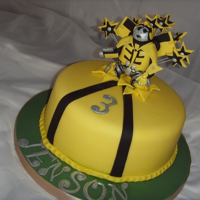 'bumblebee' Transformer Birthday Cake