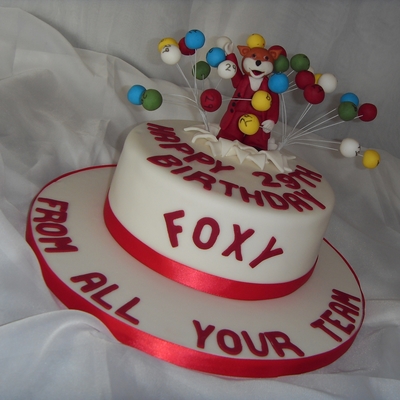 'foxy' Bingo Birthday Cake