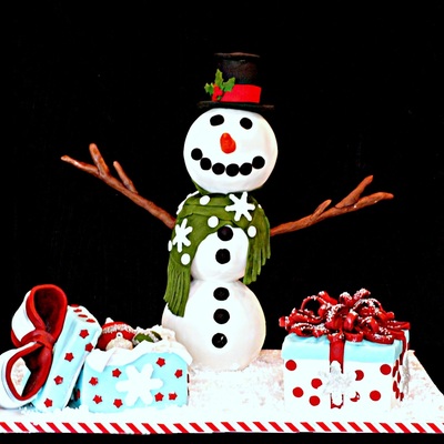 Christmas Cake For Teacher Luncheon