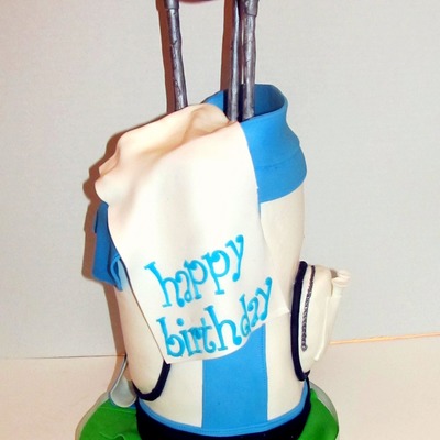 Golf Bag Cake