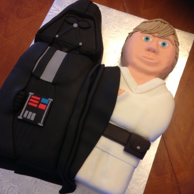 Luke Skywalker And Darth Vader