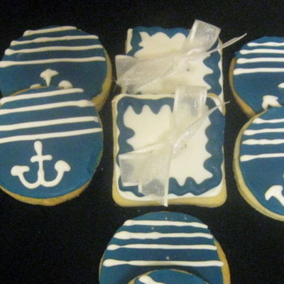 Nautical Theme Boy Cookies