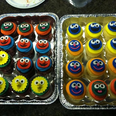 Sesame Street Cupcakes