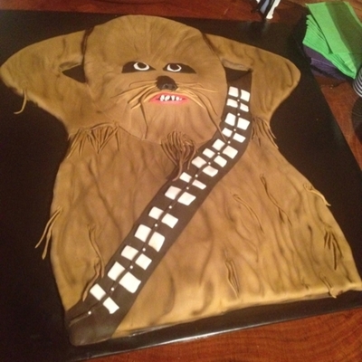 Chewbacca Cookie Cake
