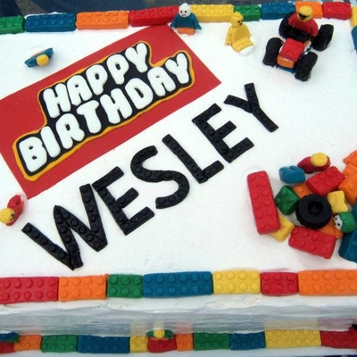 Lego Ice Cream Birthday Cake