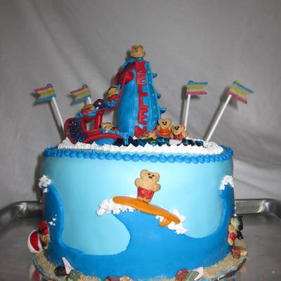 Water Fun Birthday Cake
