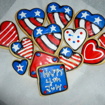 Having Some Fun Making Some Patriotic Sugar Cookies