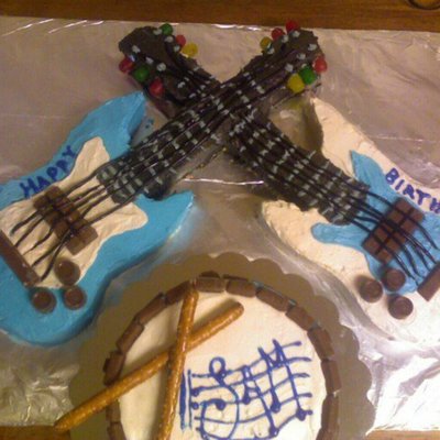 Rock And Roll Birthday Cake