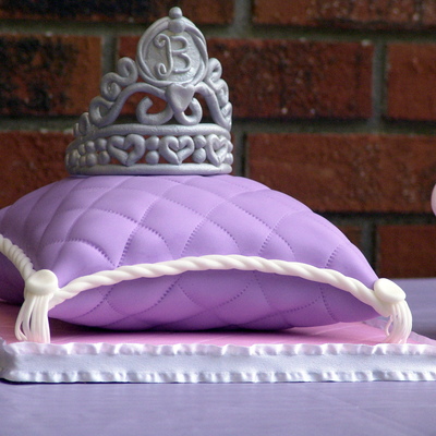 Pillow Cake With Tiara