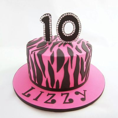 Zebra In Pink