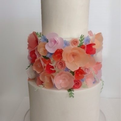 Edible paper Cake Decorating Photos