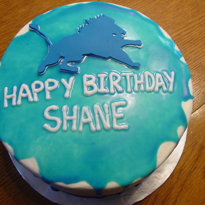 Detroit Lions Bday Cake