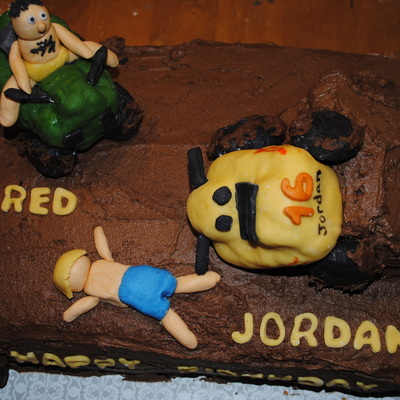 Rice Krispy Atvs Covered In Fondant