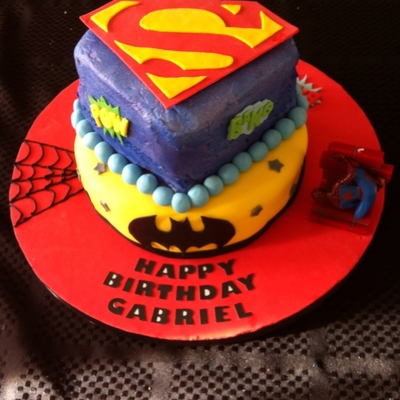 Justice League Birthday Cake
