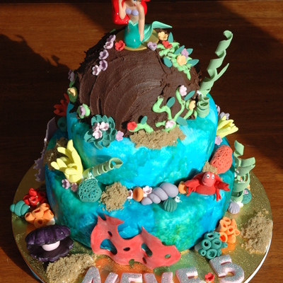Little Mermaid Cake
