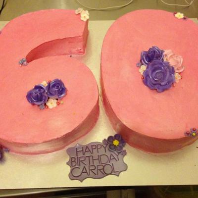 Sixtieth Birthday Cake
