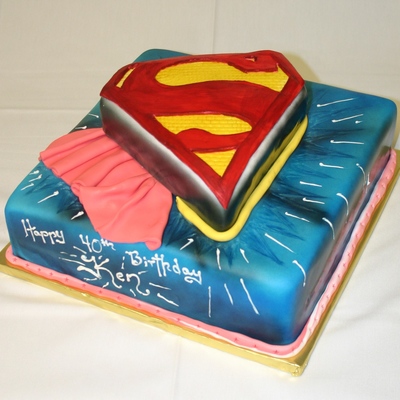 Superman Cake