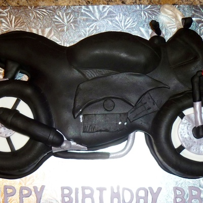 Motorcycle Cake