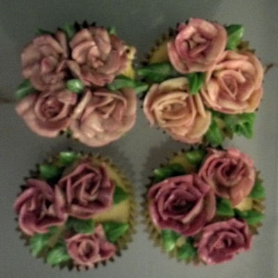 Rose Bouquet Cupcakes