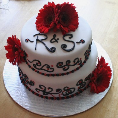 Red Gerber Daisies, The 3 Hour Cake!