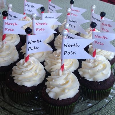 North Pole Cupcakes