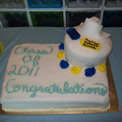 Nursing School Graduation Cake