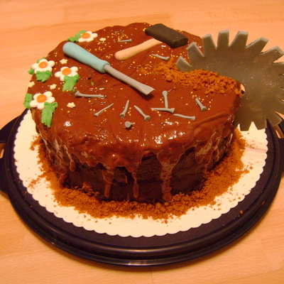 Handy Man's Birthday Cake.