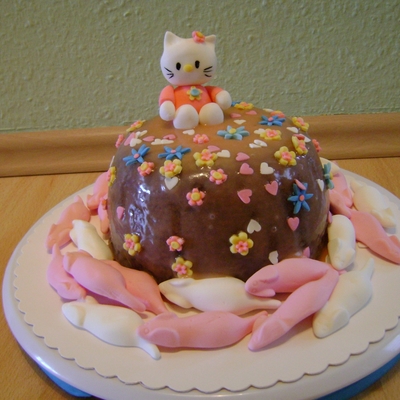 Hello Kitty Birthday Cake