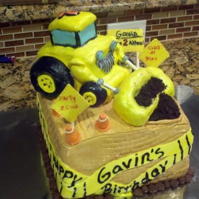Bulldozer Cake