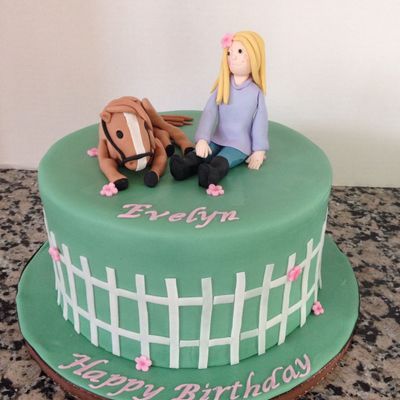 A Girl And Her Horse