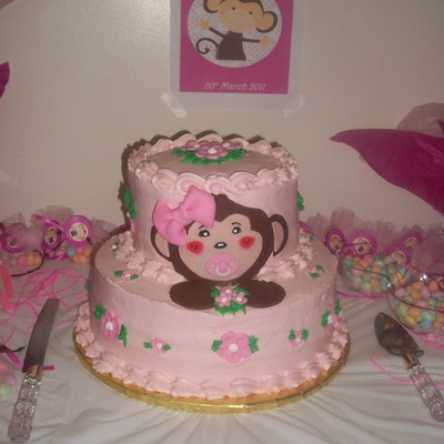 Monkey Girl Baby Shower