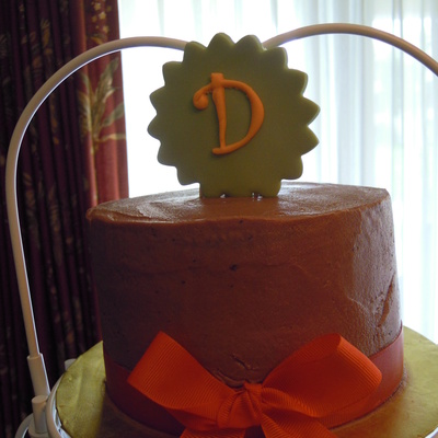 Chocolate Orange And Green Bridal Shower