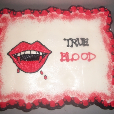 True Blood Cupcake Cake