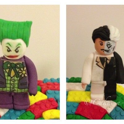 Edible Lego Batman Models