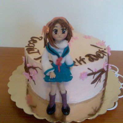 Anime Cake Decorating Photos
