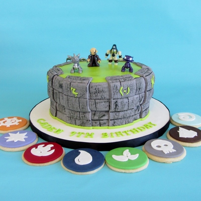 Skylander Portal With Element Sugar Cookies