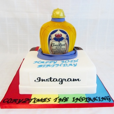 Crown Royal/instagram Birthday Cake