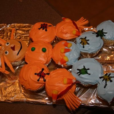 Cupcake Scarecrow