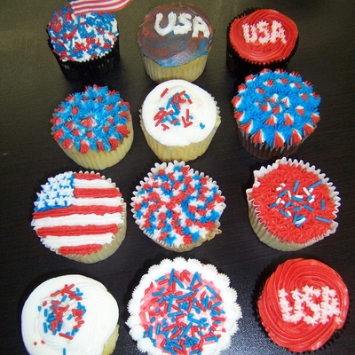 4Th Of July Cupcakes